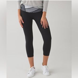 Lululemon Wunder Under Crop III *Full-On Luon